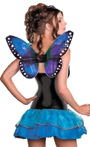 Whimsical Blue Butterfly Costume - Unleash Your Inner Fairy - Fancy Dress Ups