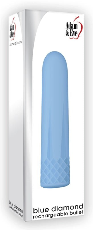 Blue Diamond - Rechargeable Vibrating Bullet for Intense Satisfaction - Bullet Vibrators