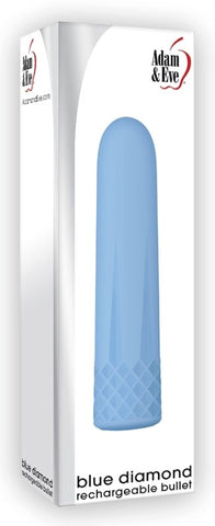 Blue Diamond - Rechargeable Vibrating Bullet for Intense Satisfaction - Bullet Vibrators