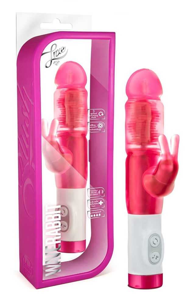 Blush Novelties Luxe Wave Rabbit - Dual Stimulation Vibrator - - Rabbit Vibrators