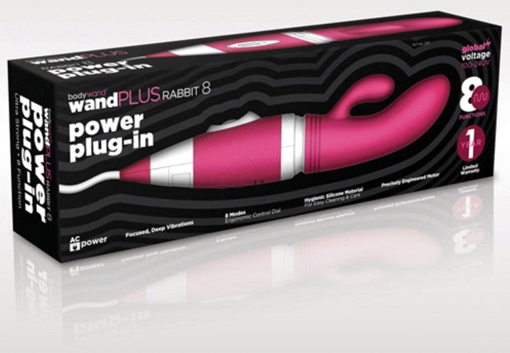 Bodywand wandPlus Rabbit 8 Power Plug-in - Rabbit Vibrators