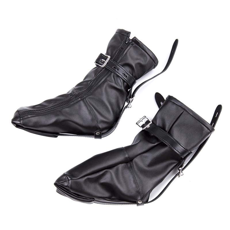 Bondage Booties Faux Leather - - Cuffs And Restraints