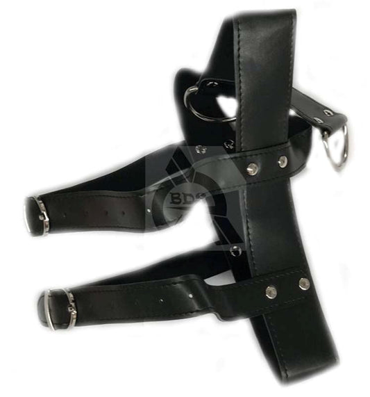 Bondage Head Harness Hanger Thick - Masks And Blindfolds