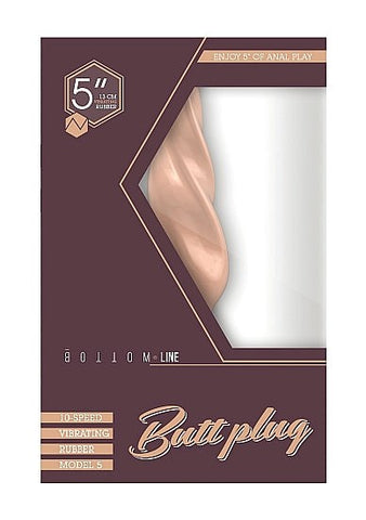 Bottom Line Vibrating Butt Plug Model 5 - Anal Vibrators