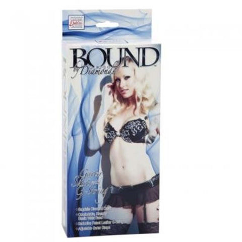 CalExotics Bound By Diamonds Garter Skirt With G-String - Body Stockings