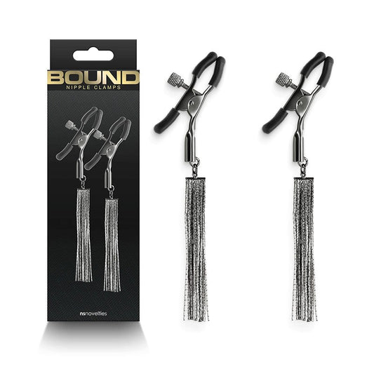 Bound Nipple Clamps - D2 - Breast and Nipple Toys