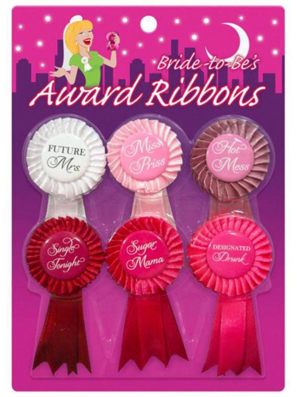 Bride-To-Be Award Ribbons - Sex Games, Coupons and Tricks