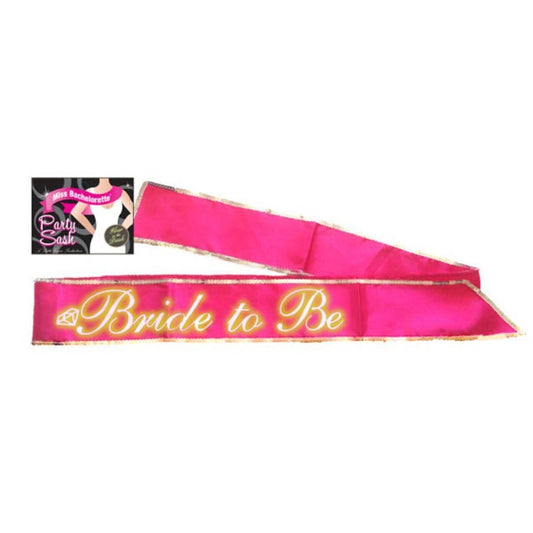 Bride-To-Be Sash - Glow In The Dark Hot Pink - Sex Games, Coupons and Tricks