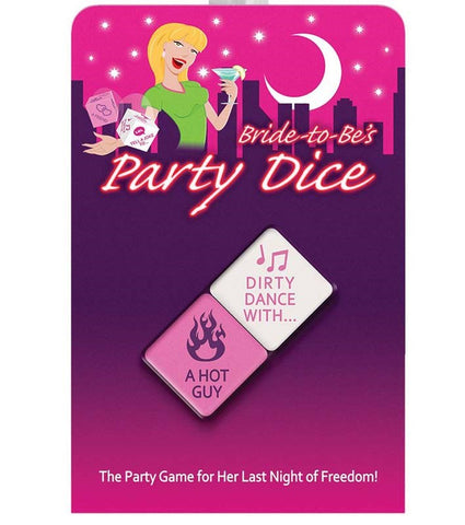 Bride-To-Be's Party Dice - Bachelorette and Bucks