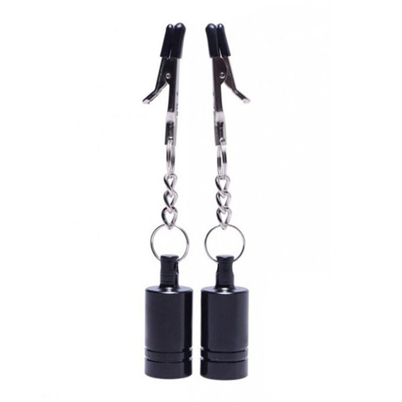 Burden Cylinder Nipple Weight Clamps - - Breast and Nipple Toys