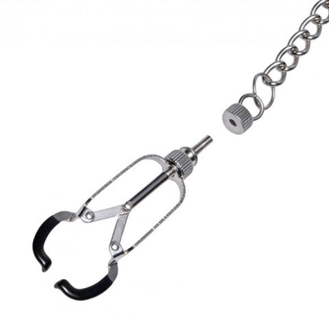 Caliper Nipple Clamps with Removable Chain - Breast and Nipple Toys