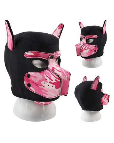 Camouflage Dog Bondage Hood - Bondage Hoods