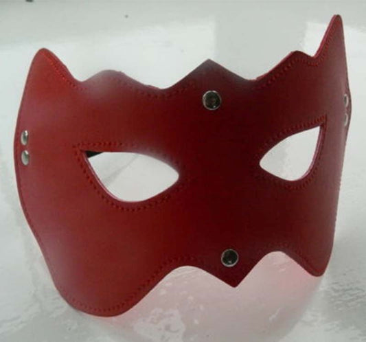 Cat PVC Eye Mask Red Light - Fancy Dress Ups