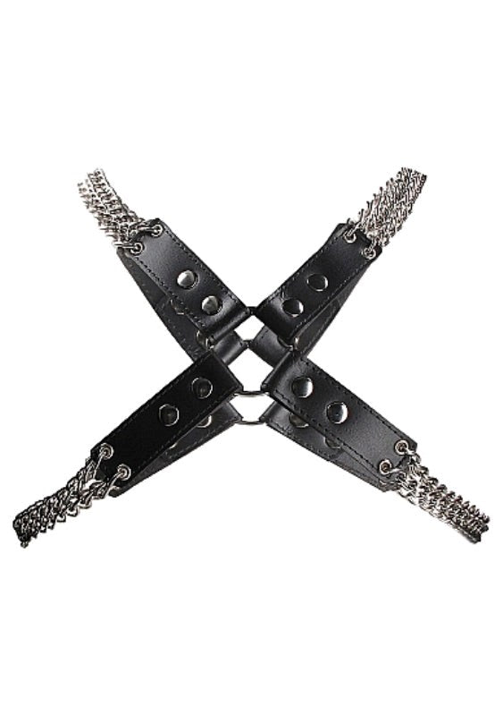 Chain and Chain Harness Black - - Cuffs And Restraints