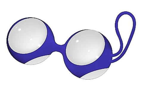 Chrystalino Ben Wa Small White - Glass Sex Toys