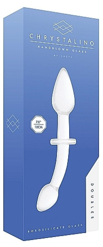 Chrystalino Doubler White - Glass Sex Toys