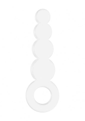 Chrystalino Tickler White - Glass Sex Toys