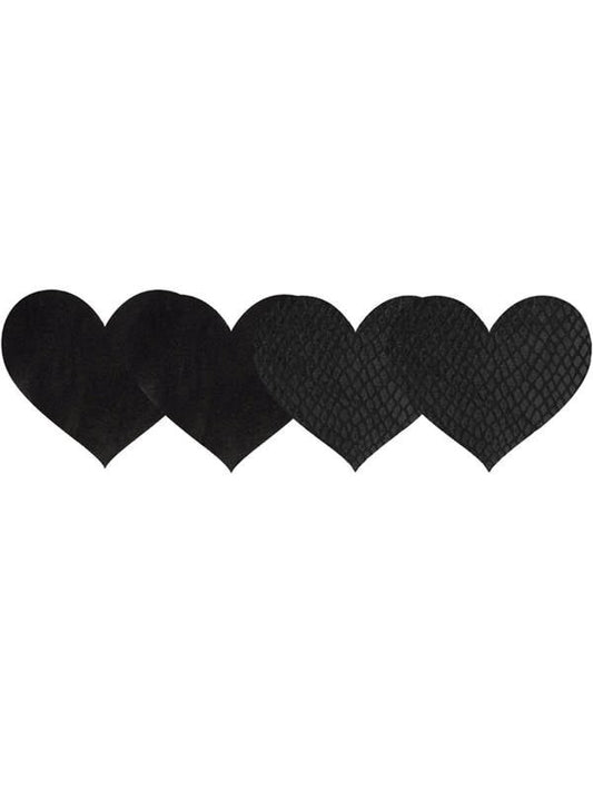 Classic Black Hearts - Wigs and Gloves