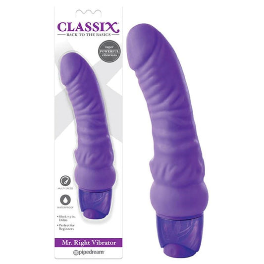 Pipedream Classix Mr Right Realistic Dildo Vibrator - G-Spot Vibrators