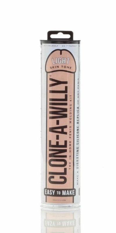 Customizable Vibrating Silicone Neon Blue Delight - - Moulding Kits