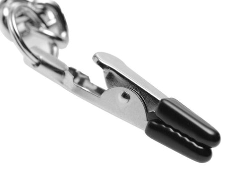 Collar Nipple And Clit Clamp Set - Nipple and Clit Clamps