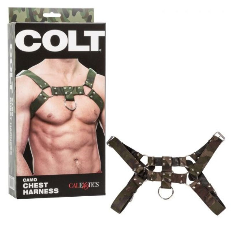 Colt Camo Chest Harness - - Cuffs And Restraints