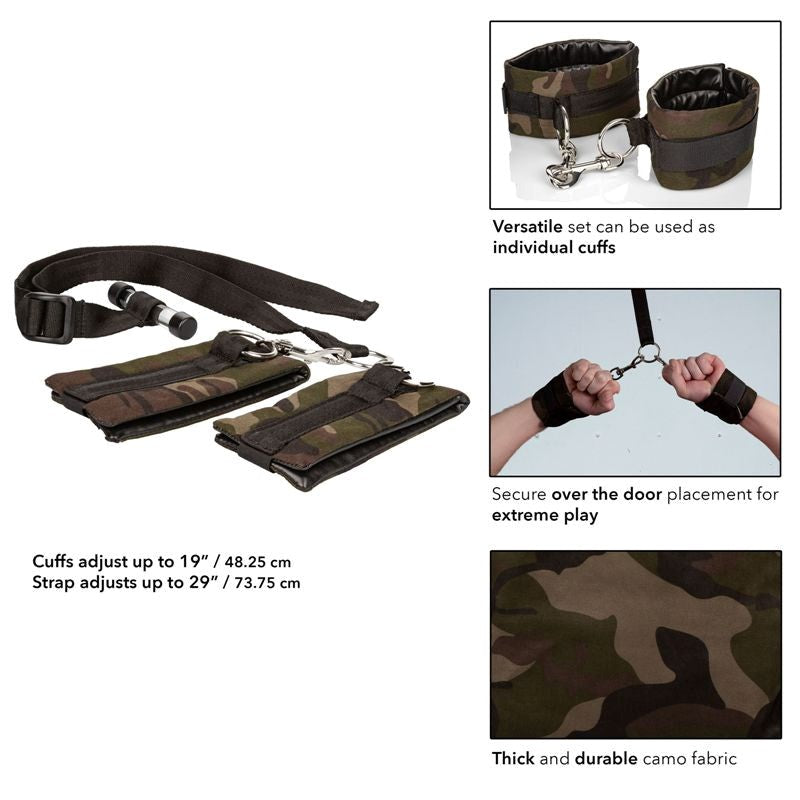 Colt Camo Over the Door Cuffs - - Cuffs And Restraints