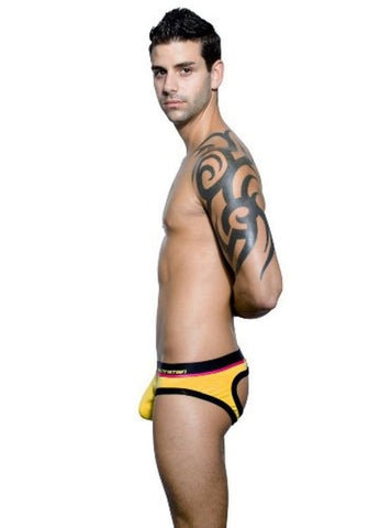Coolflex Air Jock With ShowIt Yellow - Jocks and G-Strings