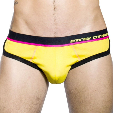 Coolflex Tagless Brief w/ Show-It Yellow - Jocks and G-Strings