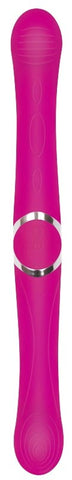 Coupled Love Vibrating Silicone Double Ender - Realistic Dildos