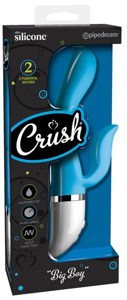 Pipedream Crush Big Boy Silicone Rabbit Vibrator - Rabbit Vibrators