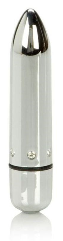 California Exotics Crystal High Intensity Bullet Silver - Bullet Vibrators