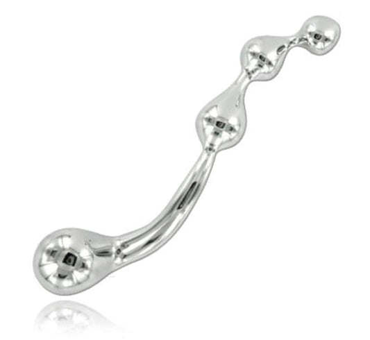 Curved Metal G-Wand - Steel Sex Toys
