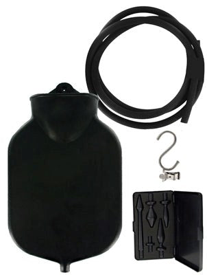 Deluge Deluxe Black Enema Set - Default Title - Enemas and Douches