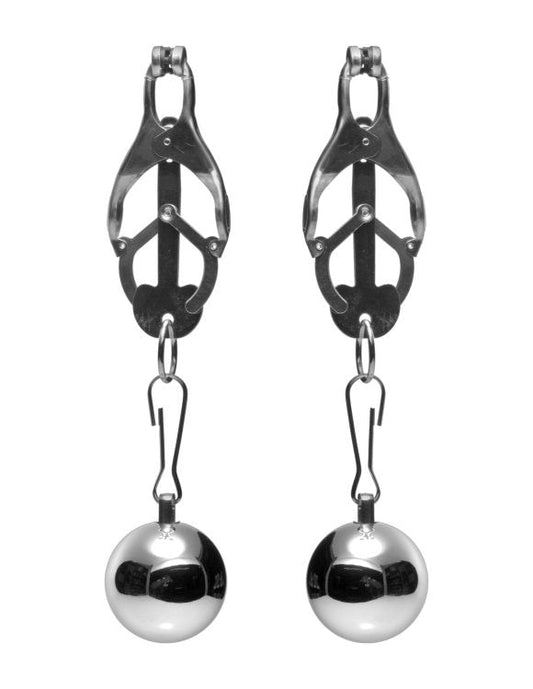 Deviant Monarch Weighted Nipple Clamps - Nipple and Clit Clamps