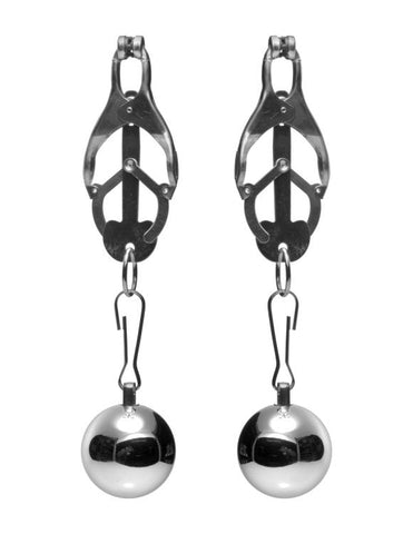 Deviant Monarch Weighted Nipple Clamps - Nipple and Clit Clamps