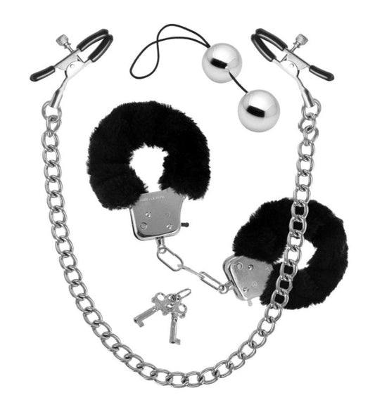 Devoted Three Piece Bedroom BDSM Set - Bondage Kits