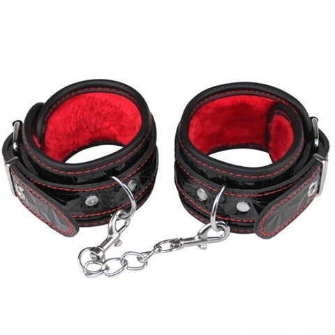 Diamond Pattern Plush Bondage Kit - Bondage Kits