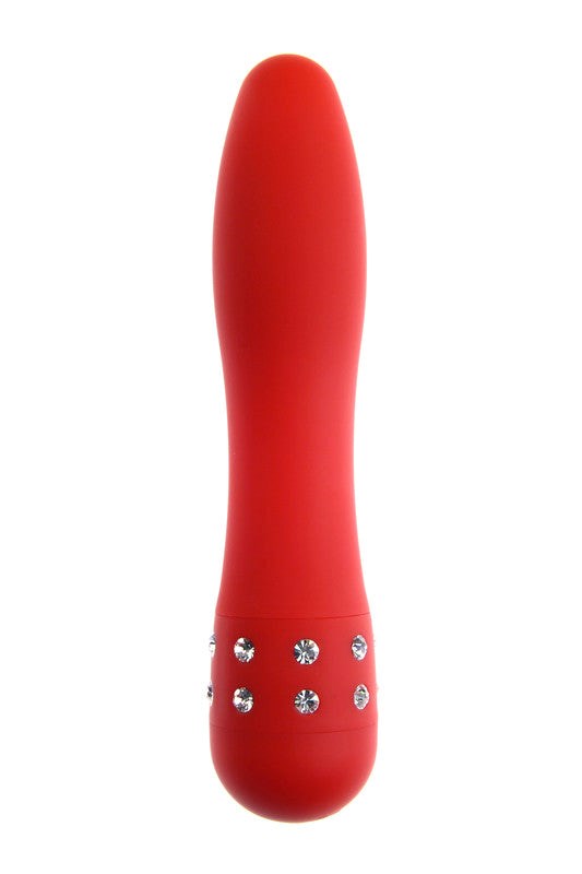 Diamond Princess Massager Red - - Clit Ticklers and Pulsators