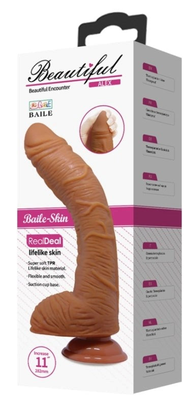 Dildo Alex Light Brown - - Realistic Dildos