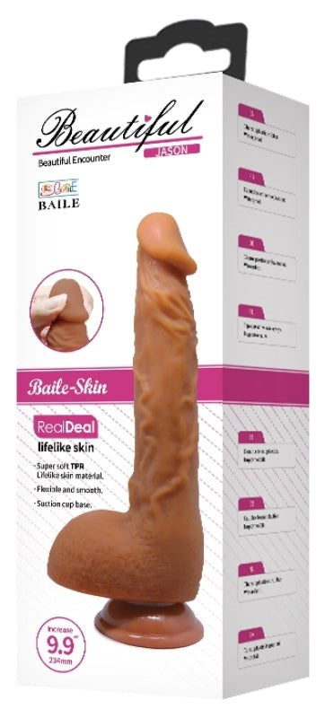 Dildo Jason Light Brown - - Realistic Dildos