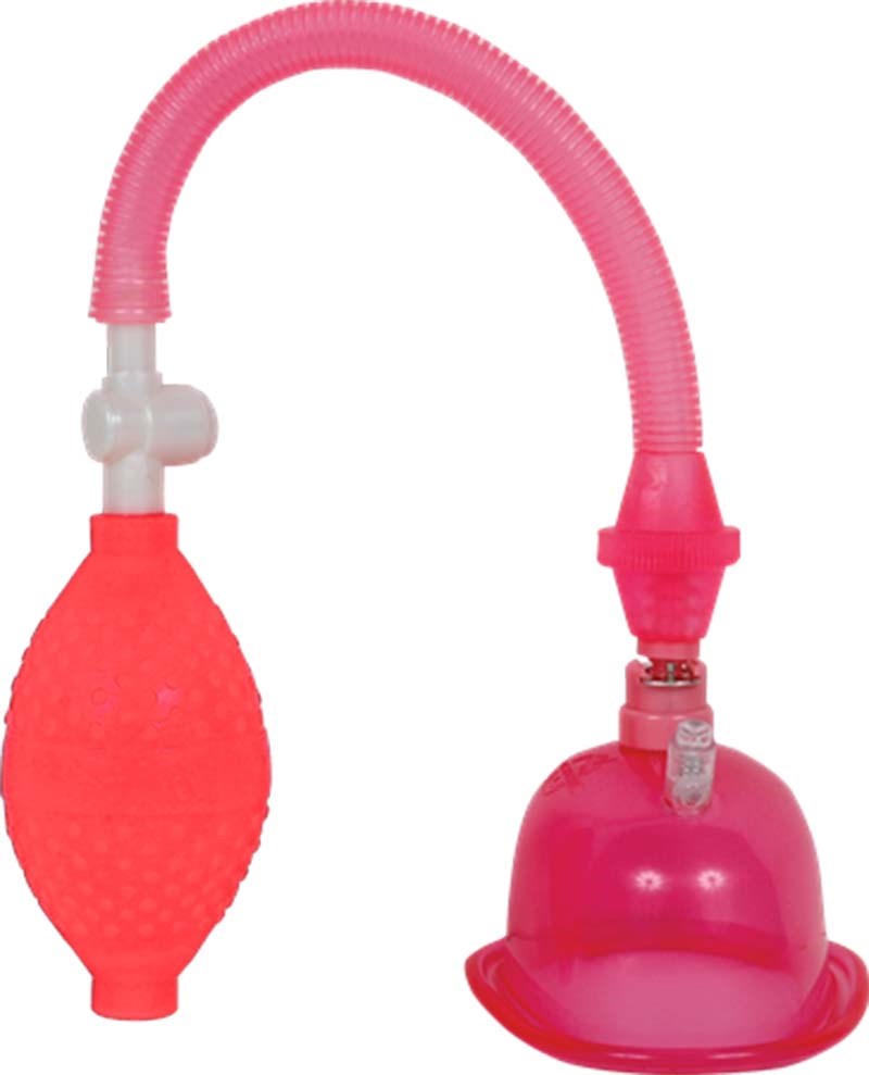 Doc Johnson Womens Suction Cup Pussy Pump Pink - Pussy And Clit Toys