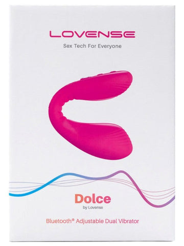 Lovense Dolce Remote Control G Spot and Clitoral Vibrator - Remote Control Vibrators