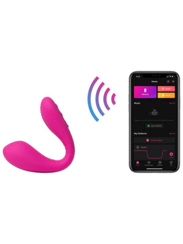 Lovense Dolce Remote Control G Spot and Clitoral Vibrator - Remote Control Vibrators