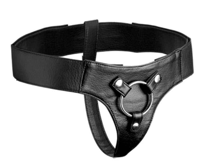 Domina Wide Band Strap On Harness - - Strap On Sextoys