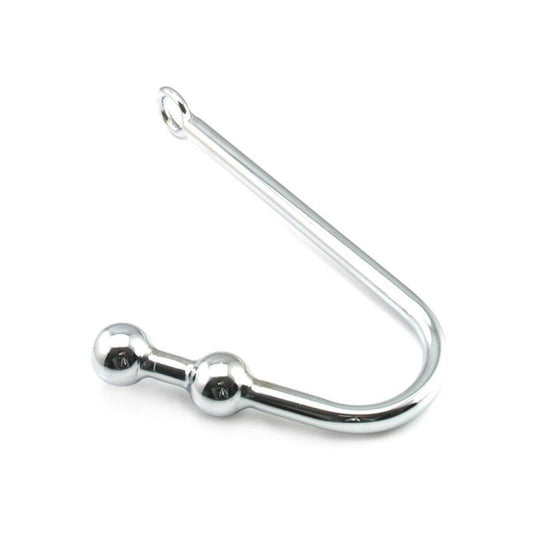 Double Ball Steel Anal Hook - Spreaders and Hangers