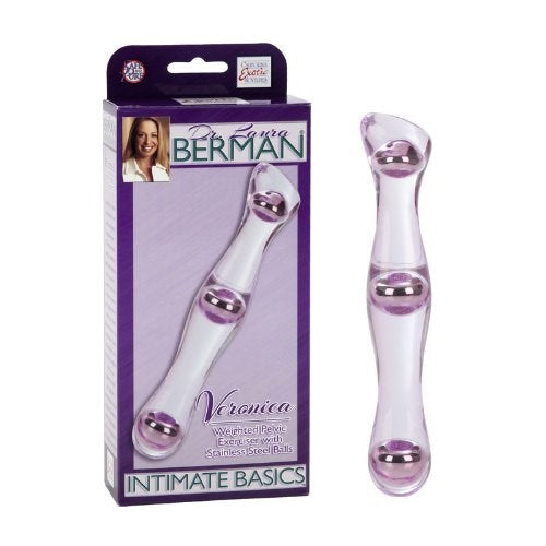 Dr. Laura Berman Veronica Weighted Pelvic Exerciser - - Glass Sex Toys