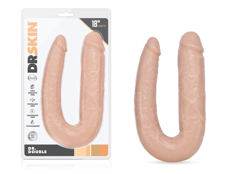 Dr. Skin Dr. Double Vanilla - - Realistic Dildos