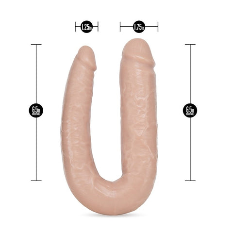 Dr. Skin Dr. Double Ender Dildo Vanilla - Realistic Dildos