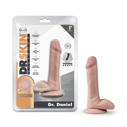 Blush Novelties Dr. Skin Ultrasilk Suction Cup Dildo 6 Inch Realistic - Realistic Dildos